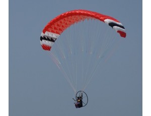 Cloud 1.5 2.6M RC Paramotor Wing With Backpack Kit Version - Red